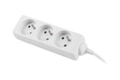 Voedingskabel (extern) - Lanberg PS0-03E-0300-W - power strip - 2500 Watt - PS0-03E-0300-W