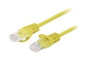 Netwerk - kabel - Lanberg patch cable - 1.5 m - yellow RAL 1016 - Geel - 1m - PCU6-20CC-0150-Y