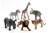 Speelgoedpop - Pocket Money Safari animals 6 pcs - 71210