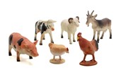 Speelgoedpop - Pocket Money Farm animals 6 pcs - 71220