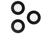 Smart Home - EGLO FUEVA-Z INGEBOUWD. SET Ø85 CCT/RGB 3X390LM 2700-6500K IP44 ZWART - 31912