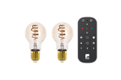 Smart Home - EGLO E27 LED-Z A60 SPIRAAL TW 4.9W 360LM AMBER 2 STUKS MET AFSTANDSBEDIENING B.-Z - 110312