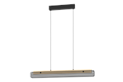Smart Home - EGLO KOKOMO-Z LANGE TAFEL RGBTW ZWART/NATUREL FSC - 900702