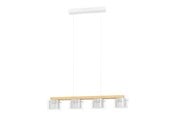 Smart Home - EGLO PORTICO-Z LANGE TAFEL L880 RGBTW 4X500LM HELDER/NATUREL FSC - 900881