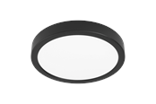 Smart Home - EGLO FUEVA 6-Z PLAFOND Ø210 RGB/CCT 11.2W 1400LM IP44 ZWART - 901372