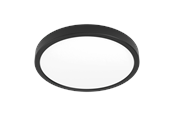 Smart Home - EGLO FUEVA 6-Z PLAFOND Ø280 RGB/CCT 14.3W 1800LM IP44 ZWART - 901373