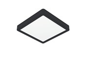 Smart Home - EGLO FUEVA 6-Z PLAFOND 220X220 RGB/CCT 10.5W 1600LM IP44 ZWART - 901374
