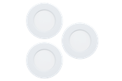 Smart Home - EGLO FUEVA 6-Z INGEBOUWD. SET Ø88 RGB/CCT 3X2,8W 1020LM IP44 WIT - 901429