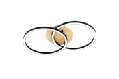 Smart Home - EGLO LOMALTAS-Z PLAFONDLAMP L580 4400LM 2700-6500K ZWART/EG FSC - 901743
