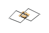 Smart Home - EGLO LOMALTAS-Z PLAFONDLAMP L770 4400LM 2700-6500K ZWART/EG FSC - 901744