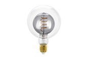 Armaturen & Lampen - EGLO LED spot G125 2W 80LM 2000K DIM. SMOKE/CLEAR E27 - 110256