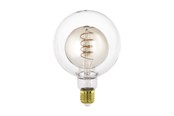 Armaturen & Lampen - EGLO LED spot G125 4W 200LM 2000K DIM. AMBER/KLAAR E27 - 110258