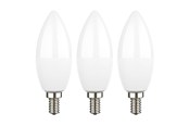 Armaturen & Lampen - EGLO LED spot C37 4.9W 470LM OPAL 3 stuks E14 - 117521