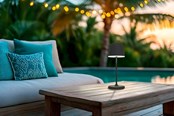 Lampen - EGLO MANNERA-S TAFEL USB-C OPL. TOUCH 2500/3000/4000K IP54 ZWART - 901877