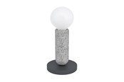 Lampen - EGLO GIACONECCHIA TAFEL ANTRACIET/TERRAZZO/ZWART - 39835