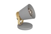 Lampen - EGLO TWICKEN TAFEL E27 GRIJS/GOUD - 43841