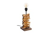 Lampen - EGLO SEAHOUSE TAFEL ZONDER KAP H400 ANTIK BBROWN - 49754