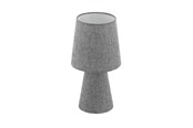 Lampen - EGLO CARPARA TAFEL 2L H340 GRIJS - 97122