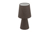 Lampen - EGLO CARPARA TAFEL 2L H340 BRUIN - 97123