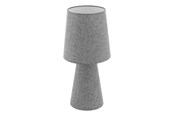 Lampen - EGLO CARPARA TAFEL 2L H470 GRIJS - 97132