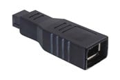 FireWire / ThunderBolt kabel - DeLOCK - IEEE 1394 adapter - FireWire 800 to 6 PIN FireWire - 65154