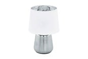 Lampen - EGLO MANALBA TAFEL E14 H300 WIT/ZILVER - 99329