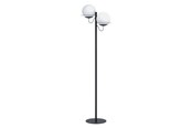 Lampen - EGLO SABALETE FLOOR E27 2L ZWART/MAT WIT - 98366