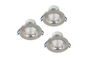 Lampen - EGLO SALABATE INGEBOUWD. SET Ø88 3X450LM 4000K DEMPER. IP44 GS - 31865