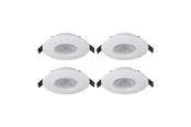Lampen - EGLO MAZUBY INGEBOUWD. SET Ø88 4X500LM 3000K IP65 WIT - 31886
