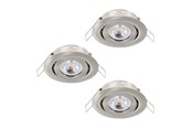 Lampen - EGLO SALICETO MINI-PUCK INGEBOUWD. KIP Ø77 3X350LM 3000K VOCHTIG. GS - 31927