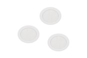 Lampen - EGLO ABIUL INGEBOUWD. SET Ø86 RGB/CCT 3X320LM DIMMPB. IP44 WIT - 31936
