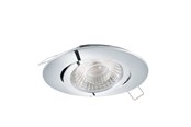 Lampen - EGLO TEDO 1 INGEBOUWD. 3-STAPS CHROOM - 95355