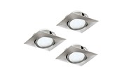 Lampen - EGLO PINEDA INGEBOUWD. SÆT KIP 3X500LM 84X84 GS - 95846