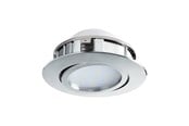 Lampen - EGLO PINEDA INGEBOUWD. KIP Ø84 4.9W 460LM CHROOM - 95848
