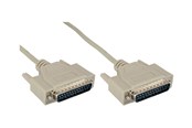 Parallelle / seriële kabel - InLine - serial cable - DB-25 to DB-25 - 2 m - 11112M