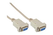 Parallelle / seriële kabel - InLine - null modem cable - DB-9 to DB-9 - 2 m - 12222C