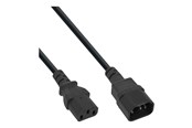 Voedingskabel (extern) - InLine - power extension cable - power IEC 60320 C13 to power IEC 60320 C13 - 50 cm - 16605