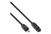 FireWire / ThunderBolt kabel - InLine - IEEE 1394 cable - FireWire 800 to 4 PIN FireWire - 1.8 m - 34902
