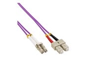 Netwerk - kabel - InLine patch cable - 5 m - 5 m - purple - Paars - 5m - 88645P