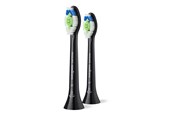 Elektrische tandenborstel - Philips Tandenborstelkoppen Sonicare W2 Optimal White HX6062 - replacement brushhead - black - HX6062/88