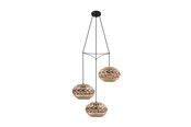 Lampen - EGLO DONDARRION CLUSTER 3XE27 BAMBOE - 43273
