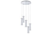 Lampen - EGLO PINTO CLUSTER 5L HELDER/OPAAL - 93003