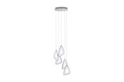 Lampen - EGLO AMONDE CLUSTER 4L 3650LM CHROOM - 95219