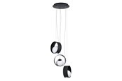 Lampen - EGLO CAMARGO CLUSTER 3X350 MM ZWART - 98441