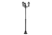Lampen - EGLO LATERNA 4 BUITENSTANDAARD H1920 3L ZWART - 22145