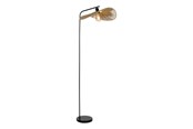 Lampen - EGLO SIRUELA FLOOR H1600 E27 ZWART/NATUREL FSC - 31966