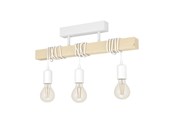 Lampen - EGLO TOWNSHEND 1 PLAFOND 3L WIT/HOUT - 33166