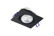 Lampen - EGLO SALICETO INGEBOUWD. KIP 88X88 450LM 4000K DAMPPB. ZWART - 33394