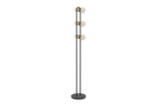 Lampen - EGLO CHIEVELEY FLOOR 3XE27 H1405 ZWART/NATUREL FSC - 43544