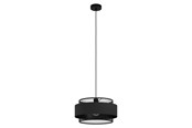 Lampen - EGLO BAZELY HANGLAMP E27 Ø400 ZWART - 43668